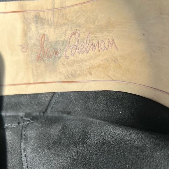 Sam Edelman Caprice Suede Boots | Round Toe | Women’s Size 10M | Black Knee-High - Picture 14 of 15